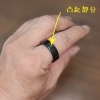 左手の人差し指にJCリング