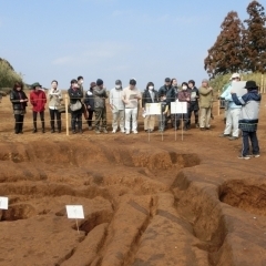 【鶴ヶ居貝塚】現地見学会！　行方市の縄文時代中期の遺構