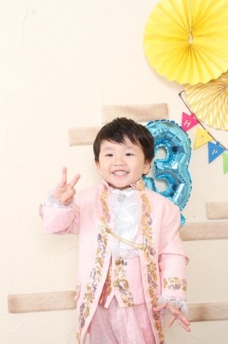 「COCOユニオンで　お誕生日 記念日 赤ちゃん　753ドレスでも　スタジオパック」