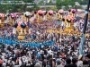 2023年10月17日撮影|お披露目中の岸之下・松木坂井を見守る観客たち(山根グラウンド統一寄せ)