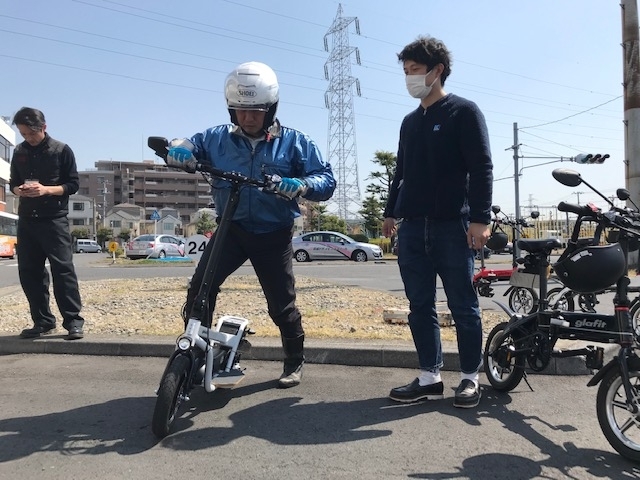 「本日開催！ハーレーダビッドソン＆グラフィット試乗会の様子」