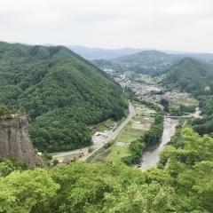 【二戸】男神岩・女神岩　展望台