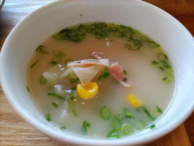 豆乳スープ「★赤魚のムニエル　ガリバタソース★今日からです！！」