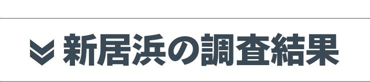 新居浜の調査結果