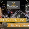 【2025年】「けやきライトパレード by FeStA LuCe」の楽しみ方!|みどころ&おすすめグルメを編集部が厳選!