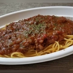 手作りミートのスパゲティ