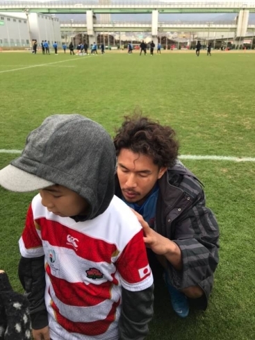 日本代表の山中亮平選手「日本代表選手のプレーを間近で観戦」