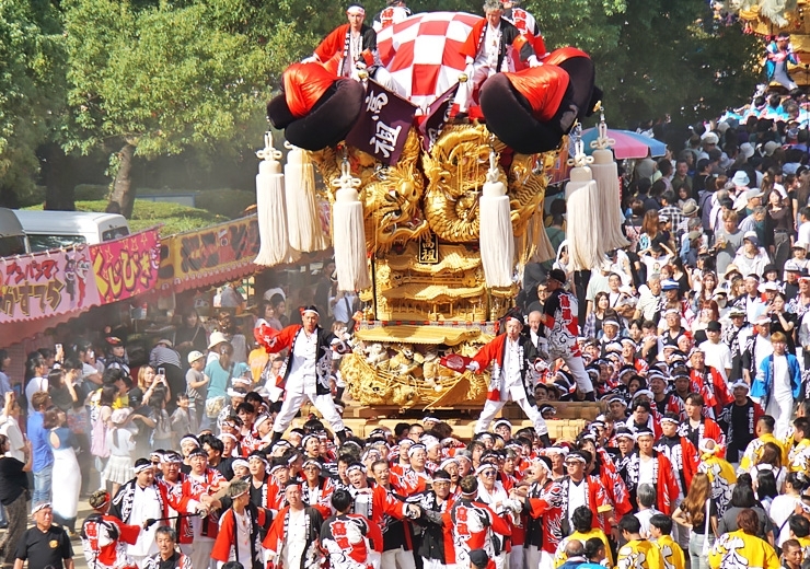 2025年10月17日撮影|高祖太鼓台(山根グラウンド統一寄せ)