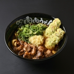 肉肉ちくわ磯部揚げうどん（そば）