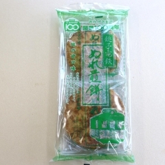 銚子電鉄のぬれ煎餅　緑の甘口味（5枚入）