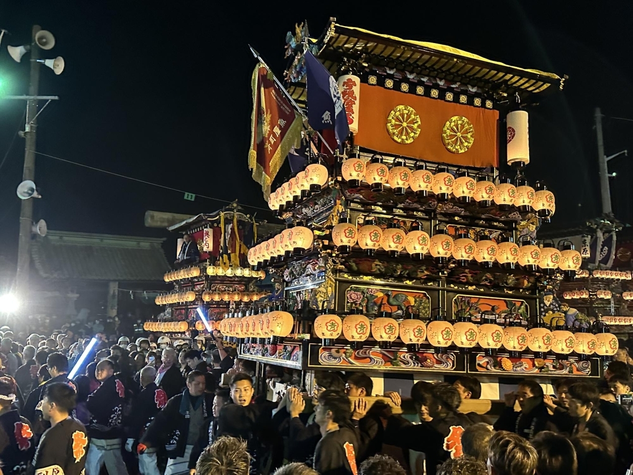 2023年10月16日撮影|伊曽乃神社祭礼・お旅所で宮出し