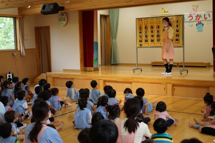 「今日はお誕生日会　５月の子育て支援事業はすべて中止。」