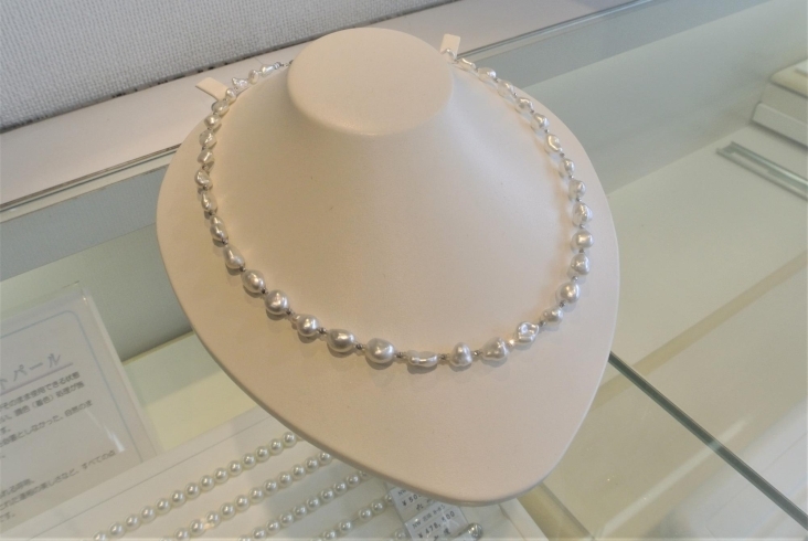 珍しい南洋真珠のケシ真珠ネックレス「真珠のこと…。その５」