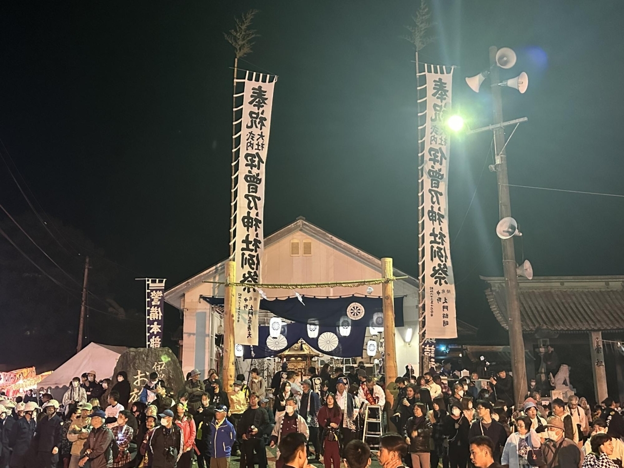 2023年10月16日撮影|伊曽乃神社祭礼・お旅所で宮出し