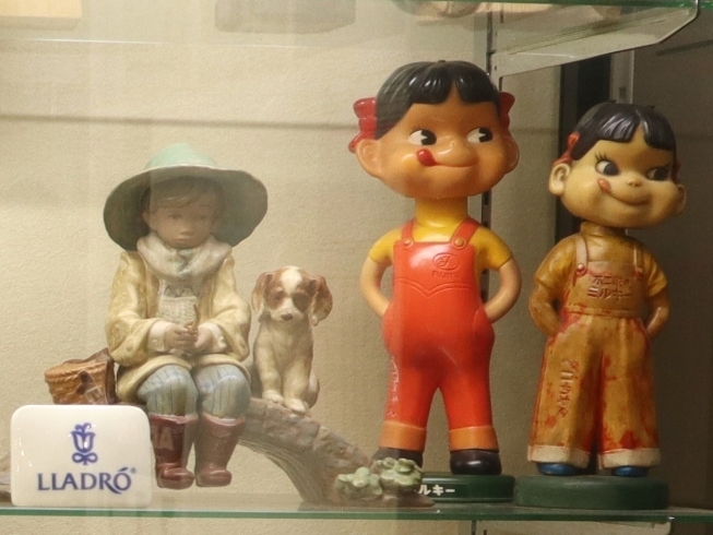 ❹買取品例：陶器人形・リヤドロとペコちゃん「遺品整理の最新事情～買取専門店くらや様にお話を伺いました！」