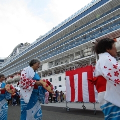 ダイヤモンド・プリンセス 入港 in 松山港 2回目 2019年6月3日(月)