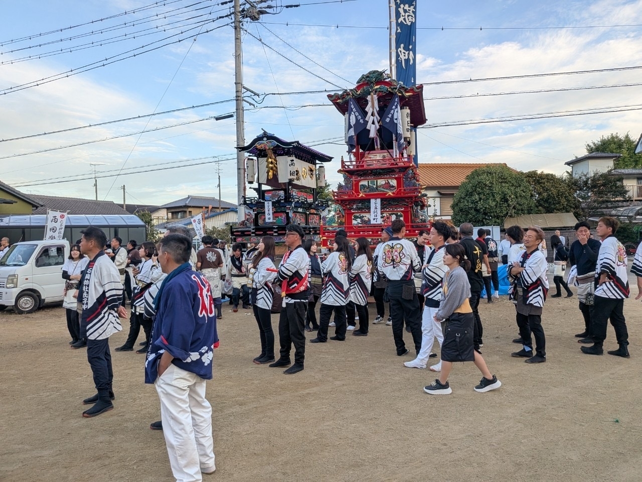 2024年10月15日(火)撮影|石岡神社祭礼・お旅所勢揃い