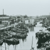 昭和30~40年代頃の写真より 海老川河口近く「八千代橋」のある風景
