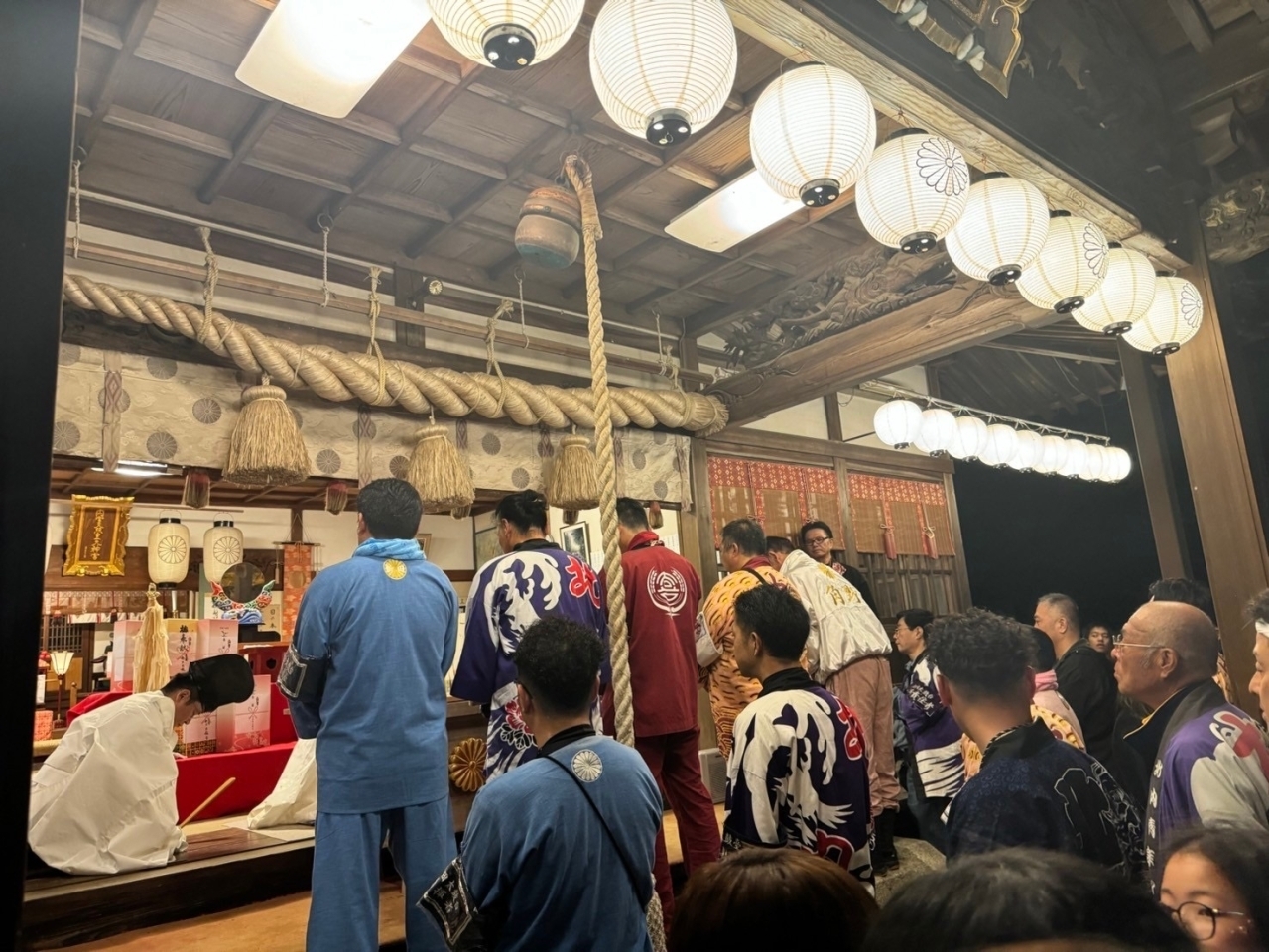 2024年10月16日撮影|祭事の様子(内宮神社かきあげ)