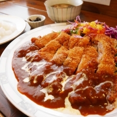 チキンカツランチ※デミグラスソース(ライス・味噌汁付き)