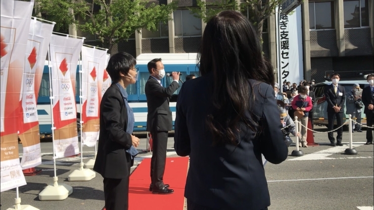 尾花 正啓和歌山市長からの挨拶「東京2020オリンピック聖火リレー、和歌山に」