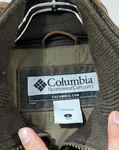 Columbia/レザー風ジャケット「Columbia/レザー風ジャケット【千葉駅・千葉中央駅徒歩7分にある古着屋です！80s～90sのアメリカ・ヨーロッパ古着、メンズ・レディース取り扱いあります◎】」