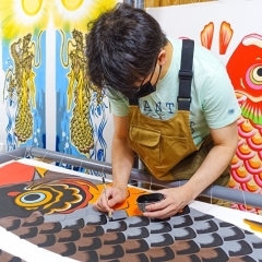 手描き鯉のぼり工房hinowa