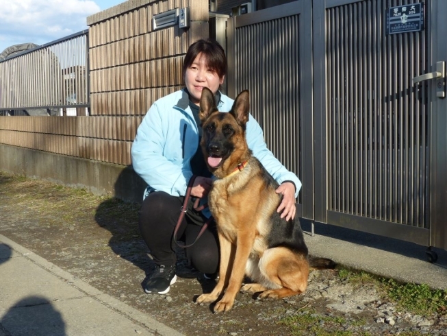 岩下さんとウォッカ「行方市の貴重な犬のお巡りさん！　警察犬ウォッカを育てた、岩下恵美さんへインタビュー」