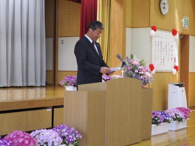 教育長さんのおはなし「🌸令和６年度第１８回入園式🌸」