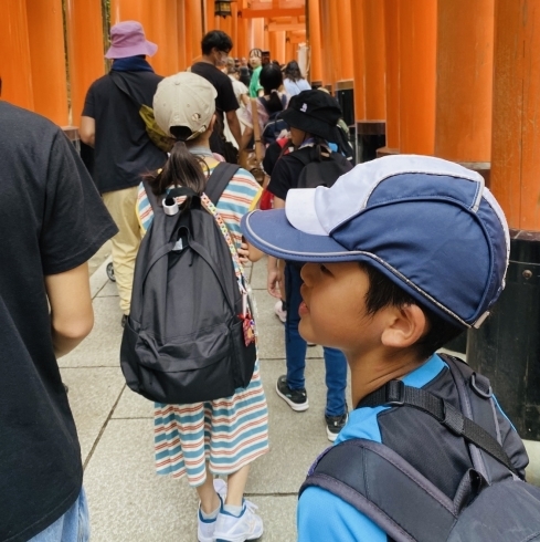 千本鳥居は一番の人気スポットです♡「恒例！京都遠足(≧∀≦)【学力アップは本学の定着から！がモットーの学習塾】」