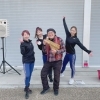 パンフルートの今井勉さんと♡「西大寺朝市でのデモンストレーション✨楽しかったです☺️ 出演させて頂きありがとうございました❤  地域の皆様の健康寿命 のばします⤴⤴今後ともよろしくお願い致します」