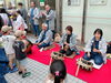 「亀有香取神社さんの第2回こども稲荷例大祭⛩️こども巫女行列⭐️こども神輿！小学生のおみこし担ぎ手が亀有ゆうろーどに登場！2025年4月29日（火祝）14時30分頃」
