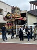 お祭りの前でしたので、山車を組み立てていました「タマルバ城下町 HANGOUT 2024 佐倉市」