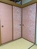 二枚は柄を使用して左は柄の原紙を使用してます。「部屋の雰囲気を変えてみました。」