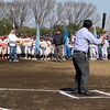 なんと！社長！始球式でピッチャー⁉️「戸田市少年野球連盟　総合開会式に参列しました」