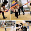 音楽に合わせて、凧を飛ばして、こまを回して楽しいね「笑顔いっぱい♪２歳ちゃんの英語リトミック！京都市南区＆下京区のピアノ音楽教室【ピアノ・リトミック・英語リトミック・ベビーリトミック】」