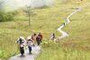「秋の深まりを見せる入笠山」