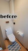 before「トイレのリフォーム工事です」