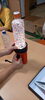 作ったペットボトルランタンに光を当てました！「防災訓練をおこないました(^_^ゞ」