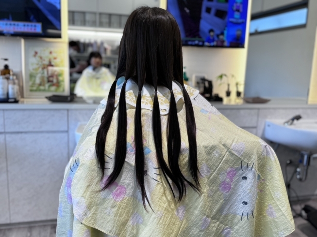 「今年89人目のヘアドネーション」