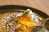 「NEW!!『半熟卵とマッシュルームソースのポテトクリーム🍄』」