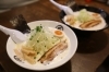 市役所のすぐ近く！学生が集まる思い出の味！豚も鶏もどっちも楽しめるクリーミーなスープです！