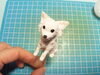 絵の具で着色前のチワワ♪「粘土のチワワとミニチュアダックス♡」