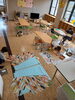 思いをこめて羽を制作中です！「おかげさまで(* ´ ▽ ` *)ﾉ」