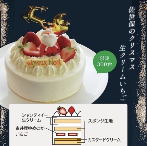 さいかい堂Christmas cake【ご予約受付は11/10～12/21まで】