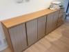 リビングボード「収納をシステム家具で　札幌市南区にある無垢材の家具専門店『彩工房畑山』」