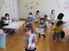 出来たよ！見てみて～。「今日はらいおん組がありました。」