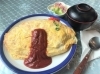 どーんとでてくる、洋食屋さんの家庭的オムライス！