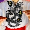 ~1/31【切り絵御朱印 福辰】お正月限定ver.(黒)