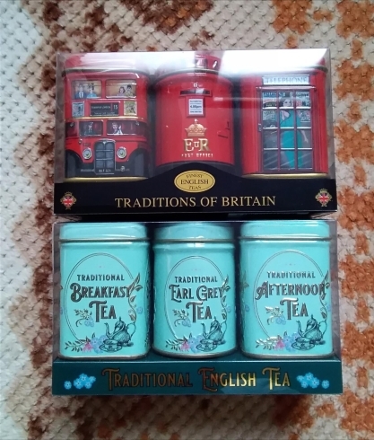 イギリス　紅茶缶「イギリスの紅茶缶入荷しました～！」